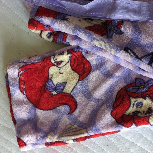 Disney Ariel Fleece pajama pants. - Picture 2 of 4